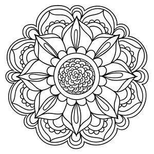 Floral Mandala #17