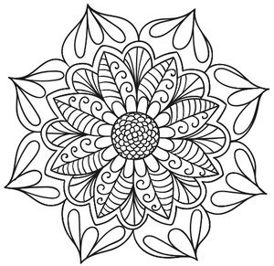 Floral Mandala #4