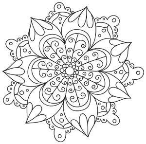 Floral Mandala #6