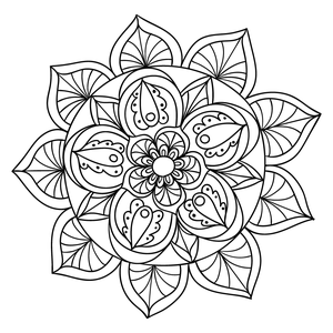 Floral Mandala #23