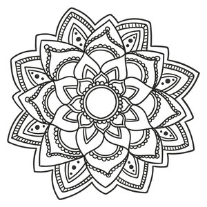 Floral Mandala #10