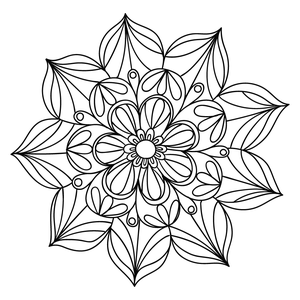 Floral Mandala #24