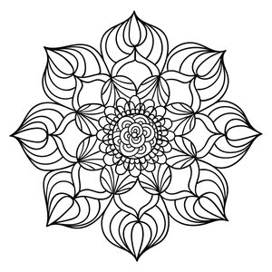 Floral Mandala #22