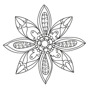 Floral Mandala #7