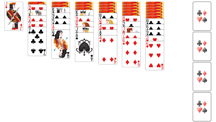 Play Triple Klondike Solitaire